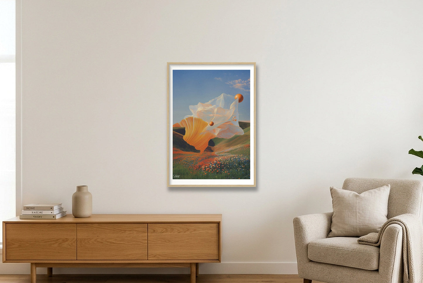 PRIMAVERA — 59×84cm, 23×33" Oak Frame