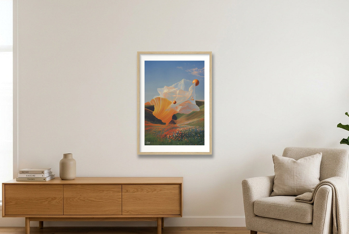 PRIMAVERA — 42×59cm, 17×23" Oak Frame