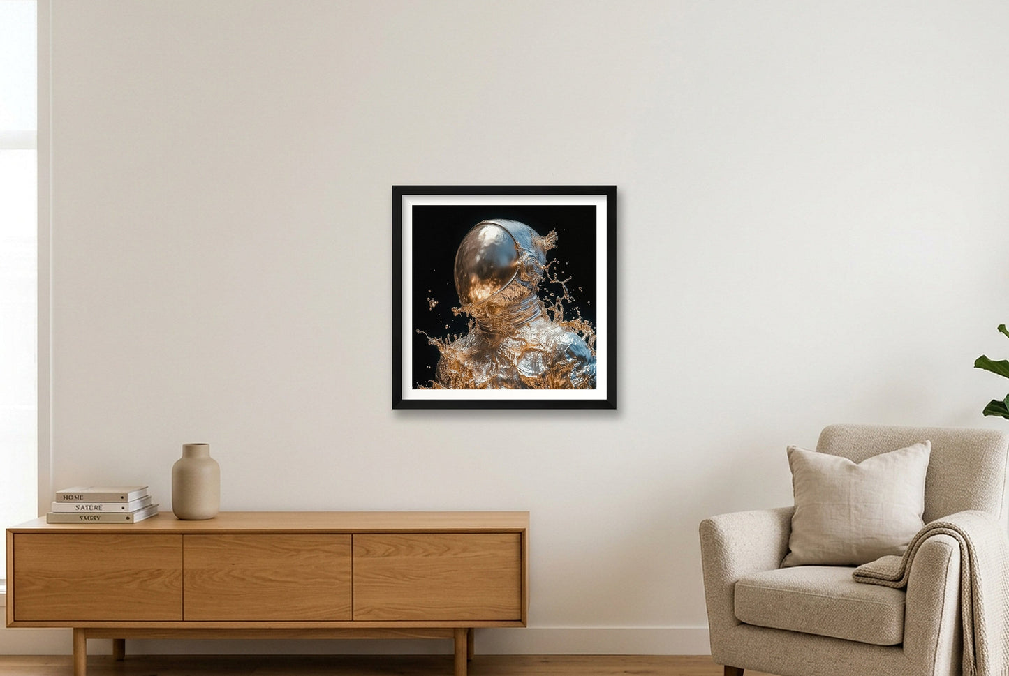 0x1610 — 40×40cm, 16×16" Black Frame
