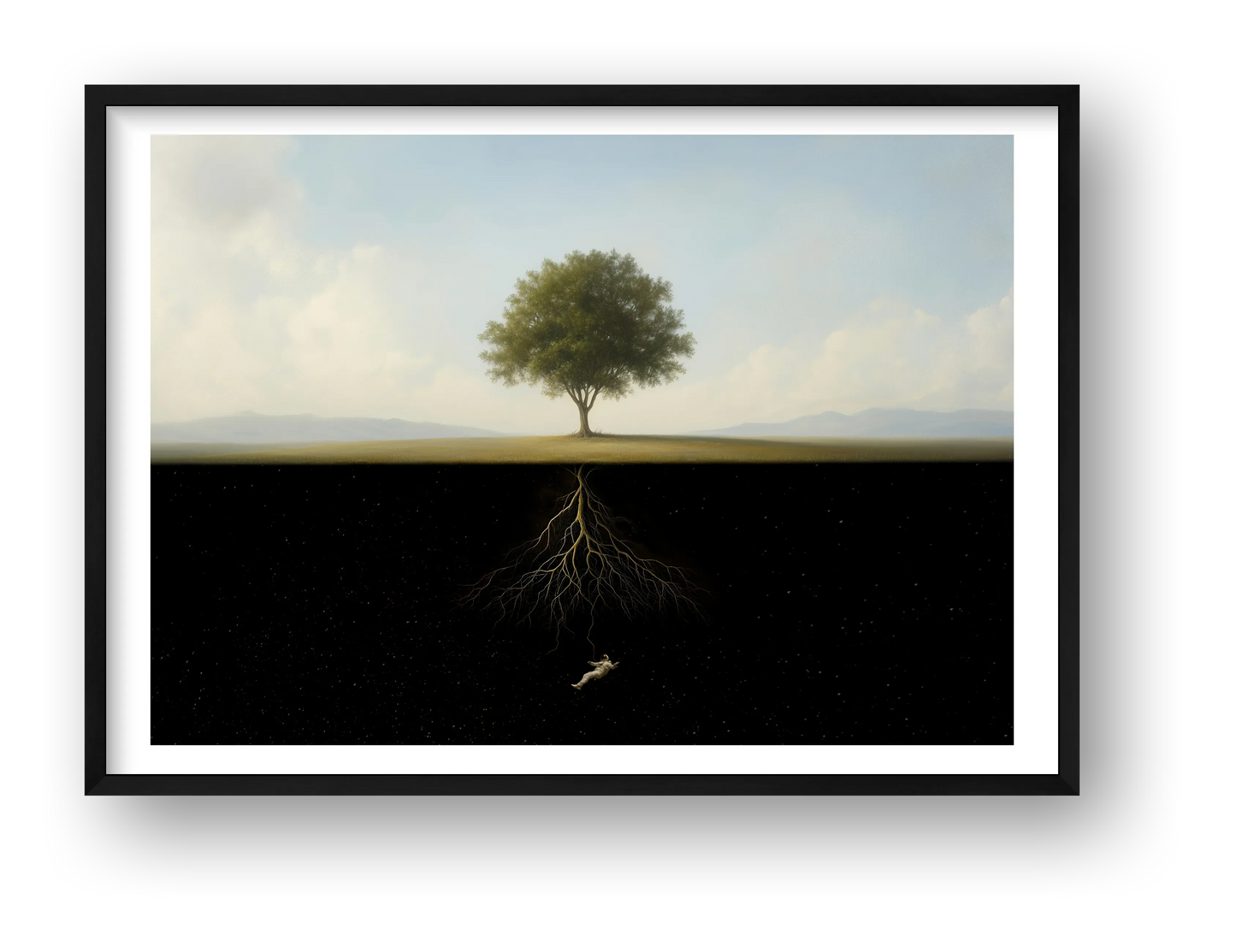 EVERYTHING IS CONNECTED — framed