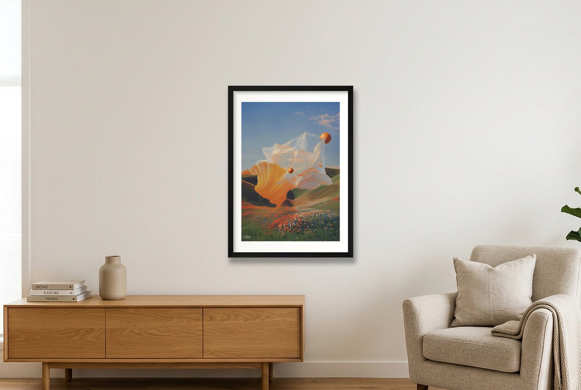 PRIMAVERA — 42×59cm, 17×23" Black Frame